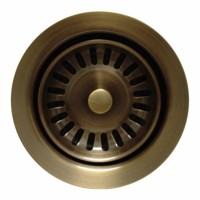 Whitehaus WH202-AB Waste Disposer Trim, Antique Brass