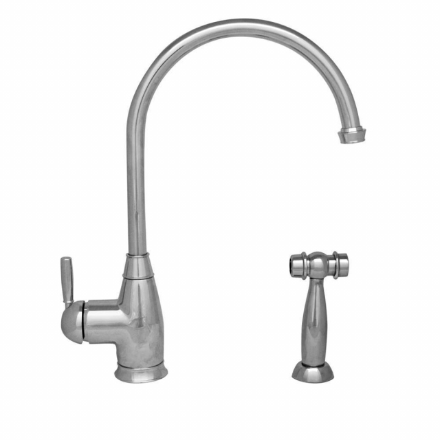 Whitehaus WHQNP-34682-C Faucet Solid Brass, Polished Chrome