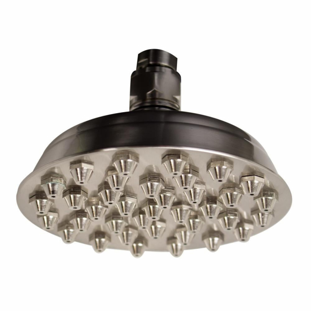 Whitehaus WHSM01-6-BN Showerhaus Rainfall Showerhead, Brushed Nickel
