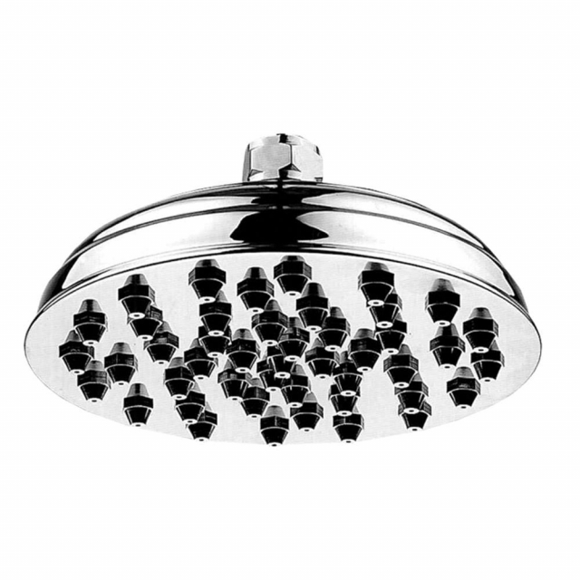 Whitehaus WHSM01-8-C Showerhaus Rainfall Showerhead, 45 Nozzles